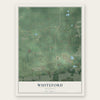 Whiteford, Michigan map print, the full design