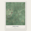 Zeeland, Ottawa County, Michigan map print, the full design