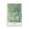 Map of Afton, Minnesota, 12 x 18 inch unframed archival matte print