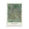 Map of Apple Valley, Minnesota, 12 x 18 inch unframed archival matte print