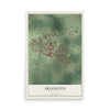Map of Arlington, Minnesota, 12 x 18 inch unframed archival matte print