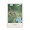 Map of Ashby, Minnesota, 12 x 18 inch unframed archival matte print