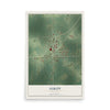 Map of Askov, Minnesota, 12 x 18 inch unframed archival matte print