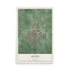 Map of Austin, Minnesota, 12 x 18 inch unframed archival matte print