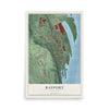 Map of Bayport, Minnesota, 12 x 18 inch unframed archival matte print