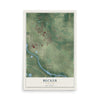 Map of Becker, Minnesota, 12 x 18 inch unframed archival matte print