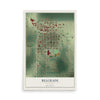 Map of Belgrade, Minnesota, 12 x 18 inch unframed archival matte print