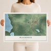 Map of Blackduck, Minnesota, 12 x 18 inch unframed archival matte print