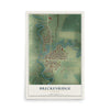 Map of Breckenridge, Minnesota, 12 x 18 inch unframed archival matte print