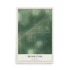 Map of Brook Park, Minnesota, 12 x 18 inch unframed archival matte print