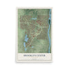 Map of Brooklyn Center, Minnesota, 12 x 18 inch unframed archival matte print