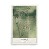 Map of Brooks, Minnesota, 12 x 18 inch unframed archival matte print