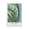 Map of Brownsville, Minnesota, 12 x 18 inch unframed archival matte print