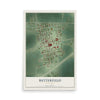 Map of Butterfield, Minnesota, 12 x 18 inch unframed archival matte print
