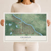 Map of Champlin, Minnesota, 12 x 18 inch unframed archival matte print