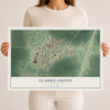 Map of Clarks Grove, Minnesota, 12 x 18 inch unframed archival matte print
