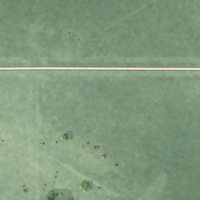 Second close-up of the map of Cobden, Minnesota print showing more streets and buildings