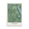 Map of Coleraine, Minnesota, 12 x 18 inch unframed archival matte print