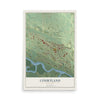 Map of Courtland, Minnesota, 12 x 18 inch unframed archival matte print