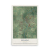 Map of Delano, Minnesota, 12 x 18 inch unframed archival matte print