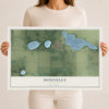 Map of Donnelly, Minnesota, 12 x 18 inch unframed archival matte print