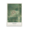 Map of Dovray, Minnesota, 12 x 18 inch unframed archival matte print