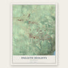 Duluth Heights, Minnesota map print, the full design