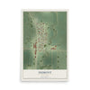 Map of Dumont, Minnesota, 12 x 18 inch unframed archival matte print