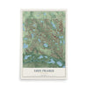 Map of Eden Prairie, Minnesota, 12 x 18 inch unframed archival matte print
