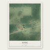 Essig, Minnesota map print, the full design