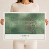 Map of Fairfax, Minnesota, 12 x 18 inch unframed archival matte print