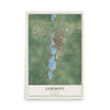 Map of Fairmont, Minnesota, 12 x 18 inch unframed archival matte print