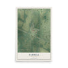 Map of Farwell, Minnesota, 12 x 18 inch unframed archival matte print