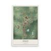 Map of Foley, Minnesota, 12 x 18 inch unframed archival matte print