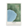 Map of Forada, Minnesota, 12 x 18 inch unframed archival matte print