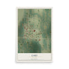 Map of Gary, Minnesota, 12 x 18 inch unframed archival matte print