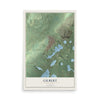 Map of Gilbert, Minnesota, 12 x 18 inch unframed archival matte print