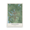 Map of Grand Rapids, Minnesota, 12 x 18 inch unframed archival matte print