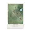 Map of Hancock, Minnesota, 12 x 18 inch unframed archival matte print