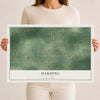 Map of Harding, Minnesota, 12 x 18 inch unframed archival matte print