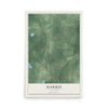 Map of Harris, Minnesota, 12 x 18 inch unframed archival matte print