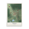 Map of Herman, Minnesota, 12 x 18 inch unframed archival matte print