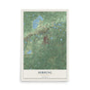 Map of Hibbing, Minnesota, 12 x 18 inch unframed archival matte print