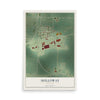 Map of Holloway, Minnesota, 12 x 18 inch unframed archival matte print