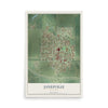 Map of Janesville, Minnesota, 12 x 18 inch unframed archival matte print