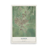 Map of Kasson, Minnesota, 12 x 18 inch unframed archival matte print