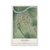 Map of Kellogg, Minnesota, 12 x 18 inch unframed archival matte print