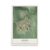 Map of Kenyon, Minnesota, 12 x 18 inch unframed archival matte print
