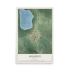 Map of Kilkenny, Minnesota, 12 x 18 inch unframed archival matte print
