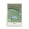Map of Kinney, Minnesota, 12 x 18 inch unframed archival matte print